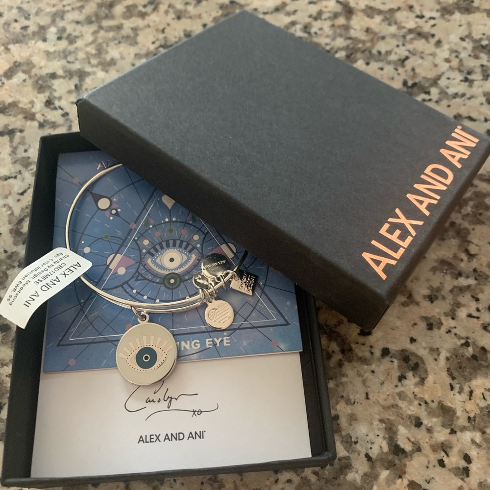 Alex and Ani evil bracelet